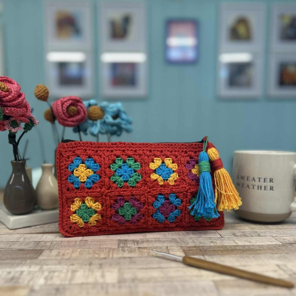 Granny Bag Bright Red